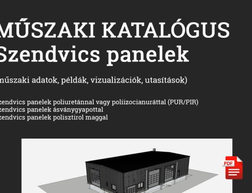 Nagyon jó minőségű szendvicspanel műszaki katalógus